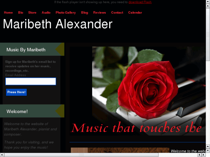 www.musicbymaribeth.com