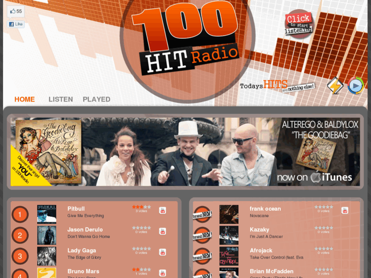 www.100hitradio.net