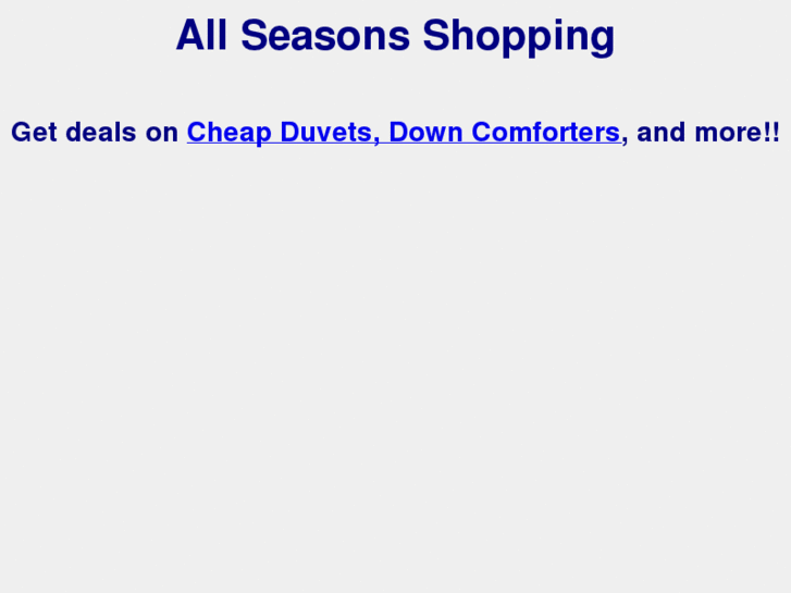 www.allseasonsshopping.com