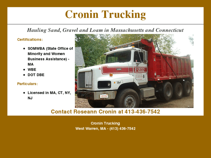 www.cronintrucking.com