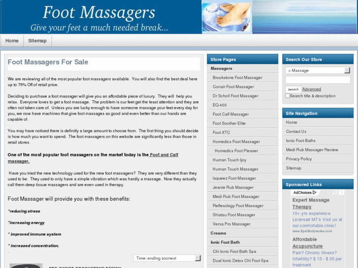 www.footmassagers4sale.com