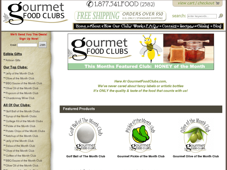 www.gourmetfoodclubs.com