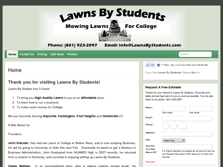 www.lawnsbystudents.com