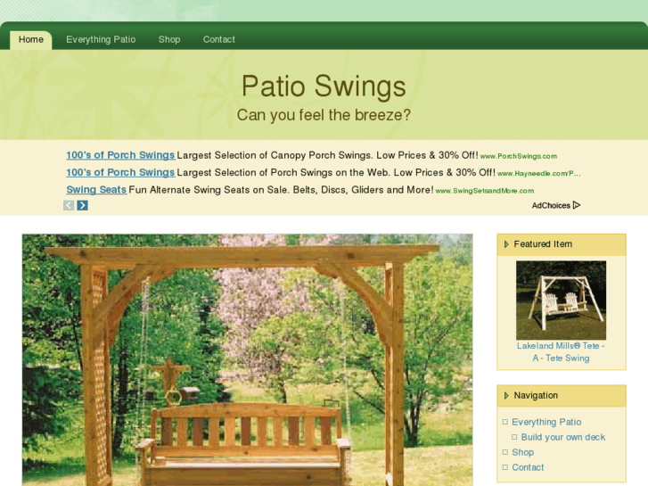 www.patio-swings.net