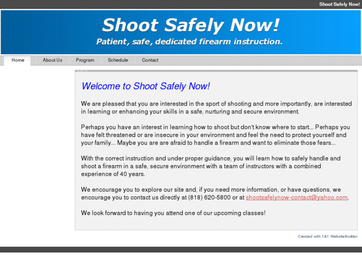 www.shootsafelynow.com