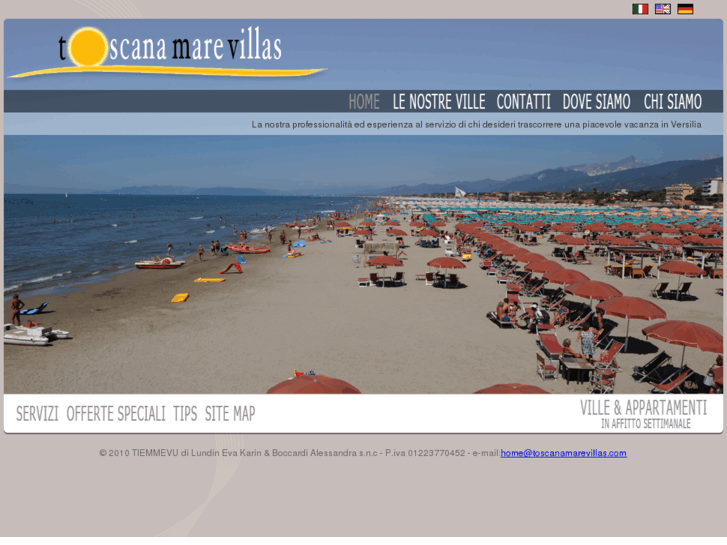 www.toscanamarevillas.com