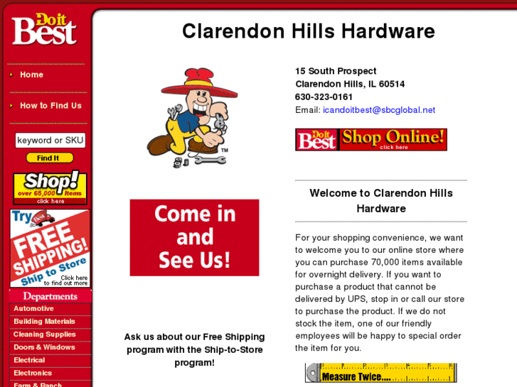 www.clarendonhillshardware.com