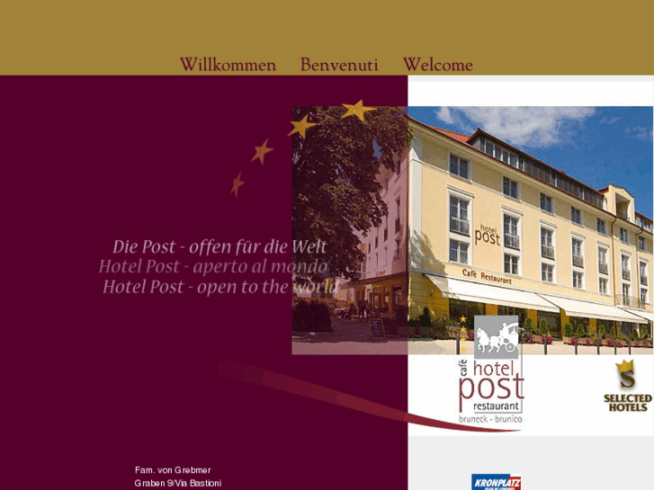 www.hotelpost-bruneck.com