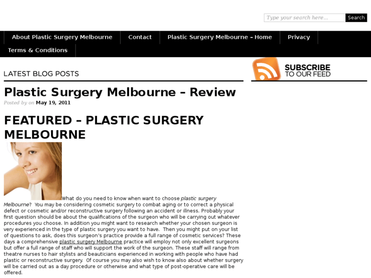 www.plasticsurgeryinmelbourne.com