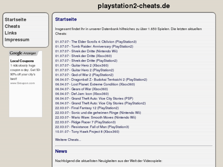 www.playstation2-cheats.de