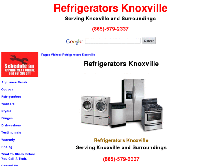 www.refrigeratorsknoxville.com