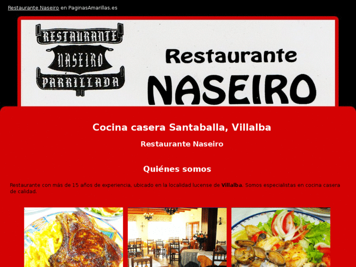 www.restaurantenaseiro.es