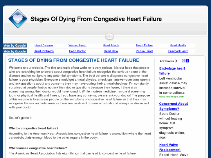 www.stagesofdyingfromcongestiveheartfailure.com