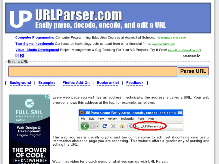 www.urlparser.com