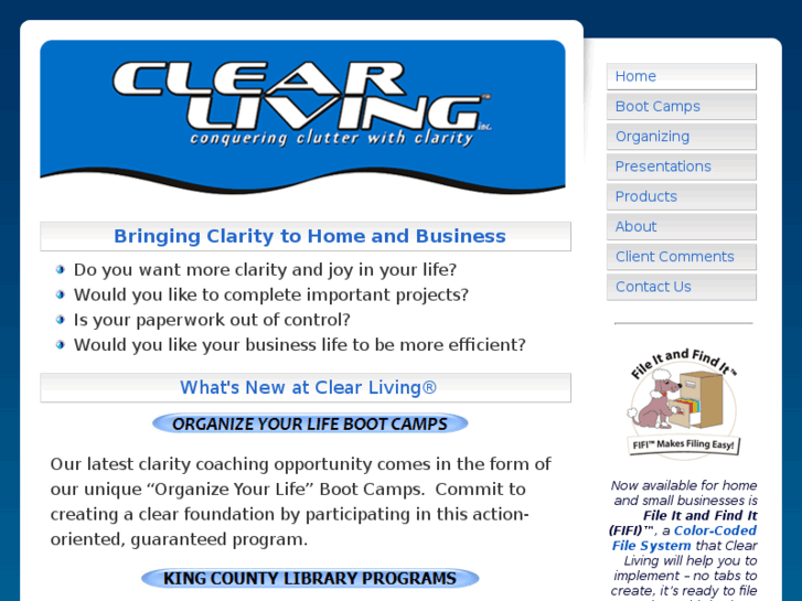 www.clearliving.biz