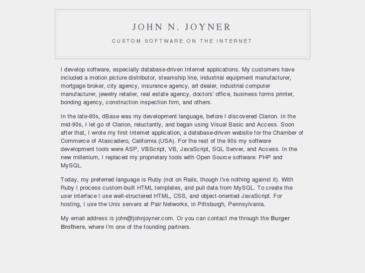 www.johnjoyner.com