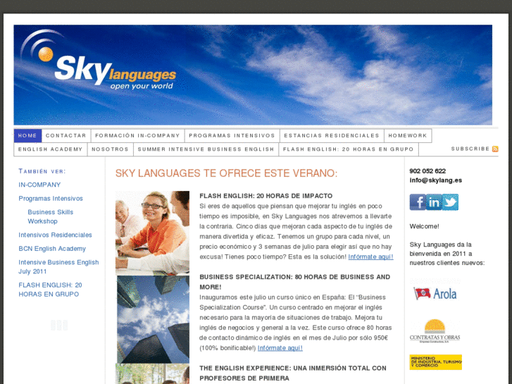 www.skylang.es