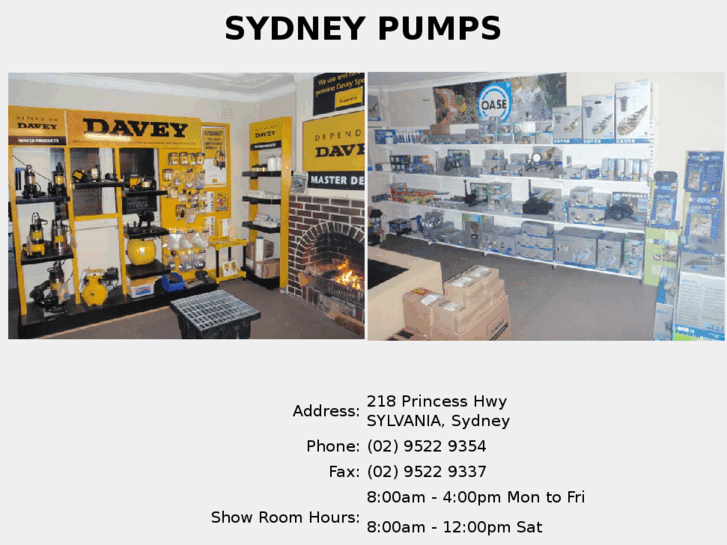 www.sydneypumps.com