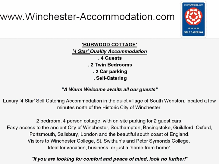 www.winchester-accommodation.com