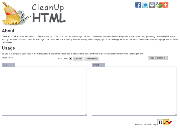 www.cleanuphtml.com