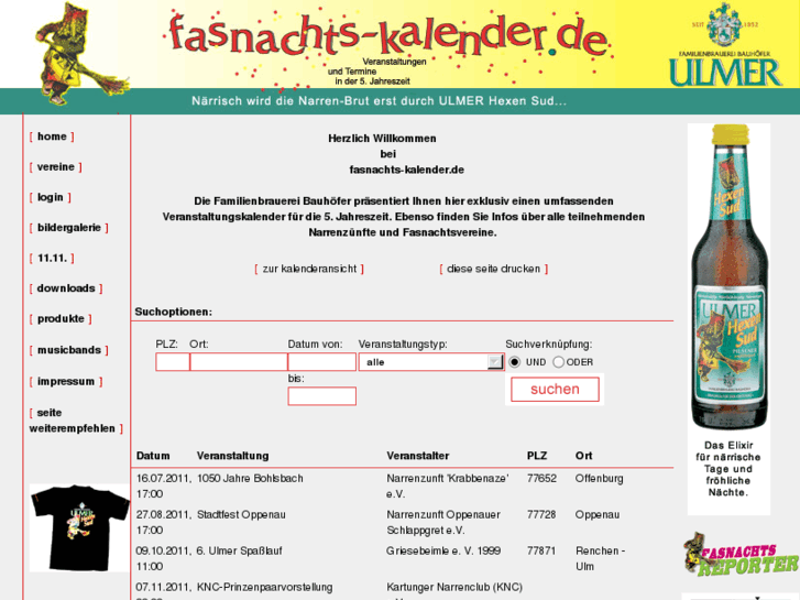 www.fasnachts-kalender.de