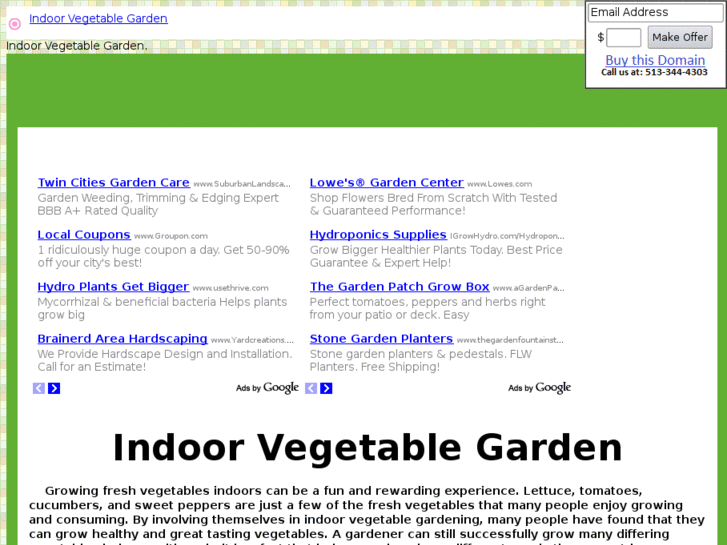 www.indoorvegetablegarden.com