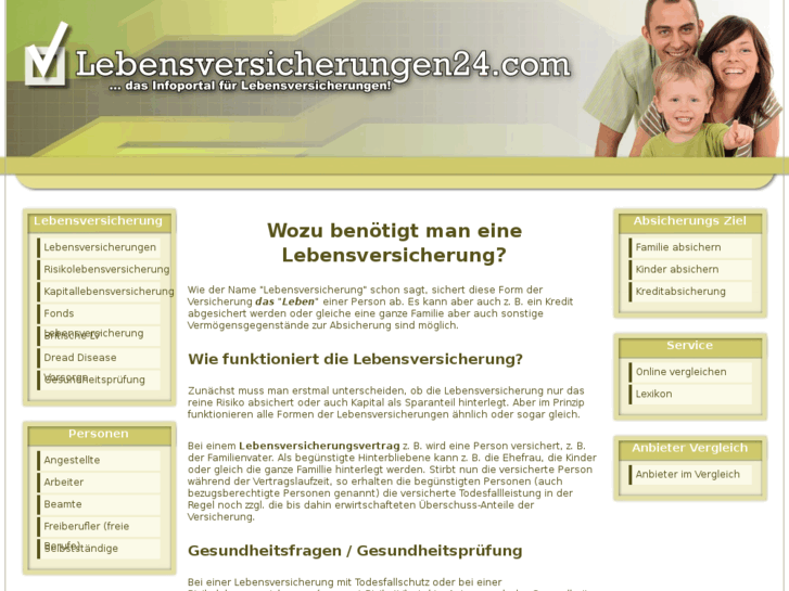 www.lebensversicherungen24.com