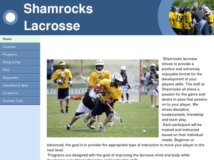 www.shamrockslacrosse.com