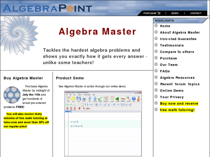 www.algebra-test.com