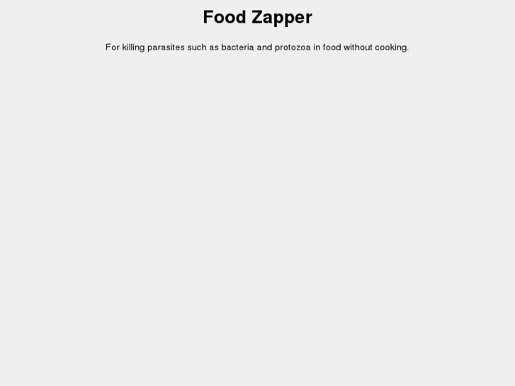 www.food-zapper.com