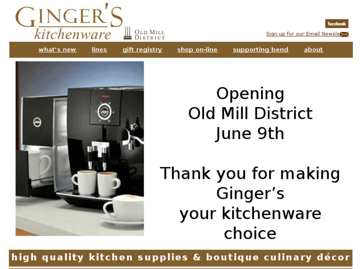 www.gingerskitchenware.com