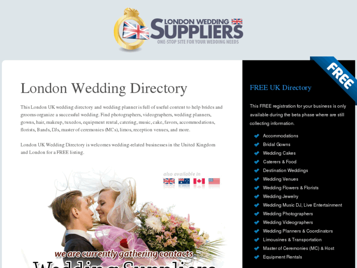 www.londonweddingsuppliers.com