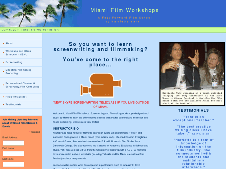 www.miamifilmworkshops.com