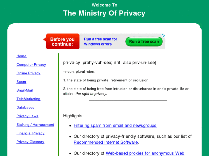 www.ministryofprivacy.com