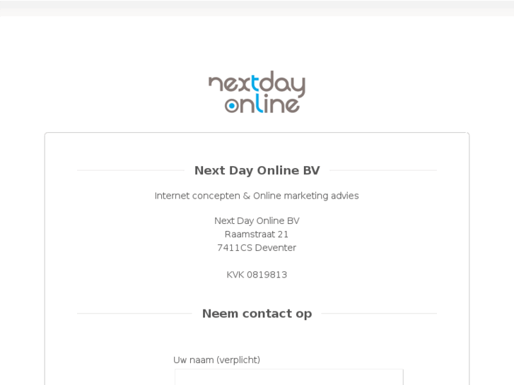 www.nextdayonline.nl