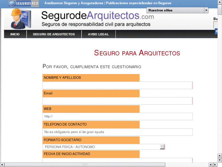 www.segurodearquitectos.es