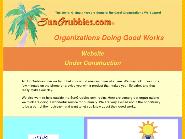 www.sungrubbies-cares.com