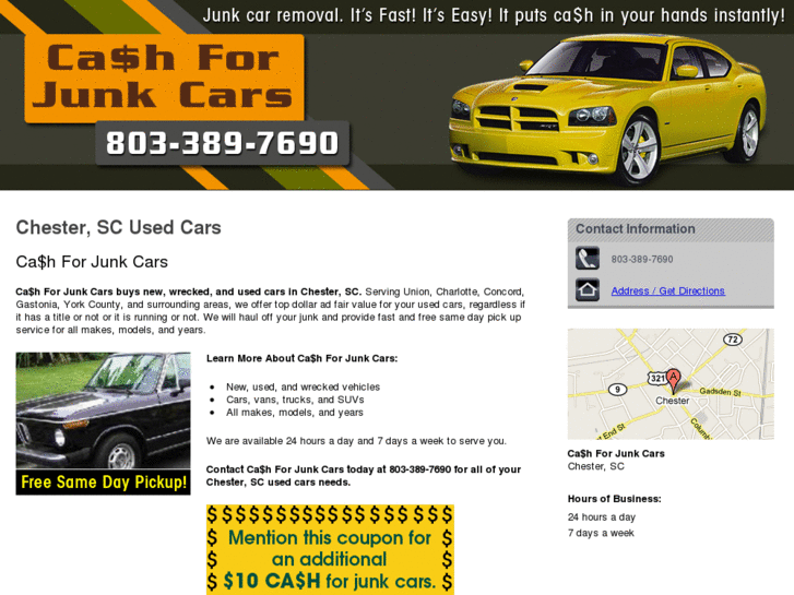 www.carolinascashforjunkcars.com