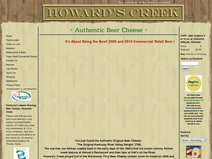 www.howardscreek.com