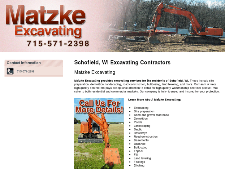 www.matzkeexcavating.com