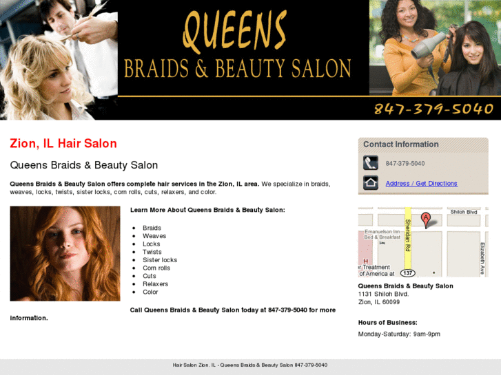 www.queensbraidsandbeautysalon.com