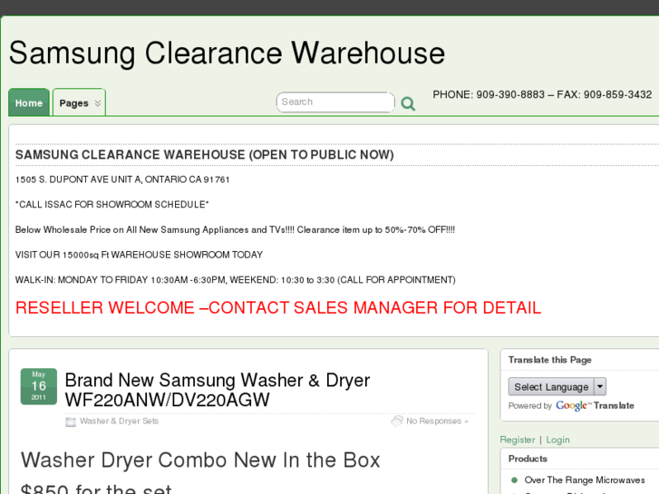 www.samsungclearancewarehouse.com