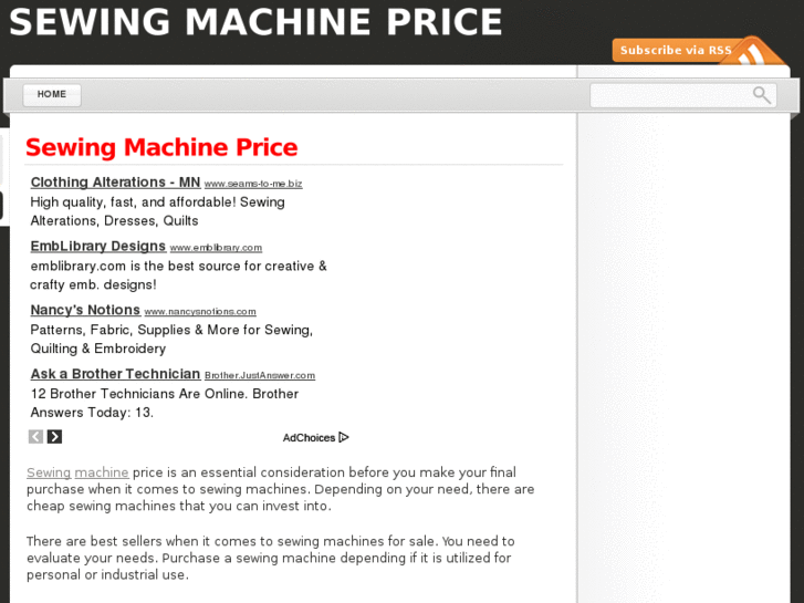 www.sewingmachineprice.org