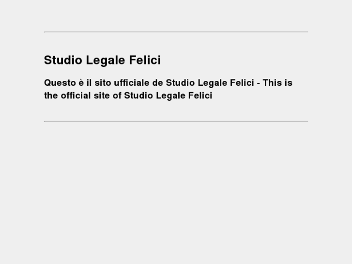 www.studiolegalefelici.com