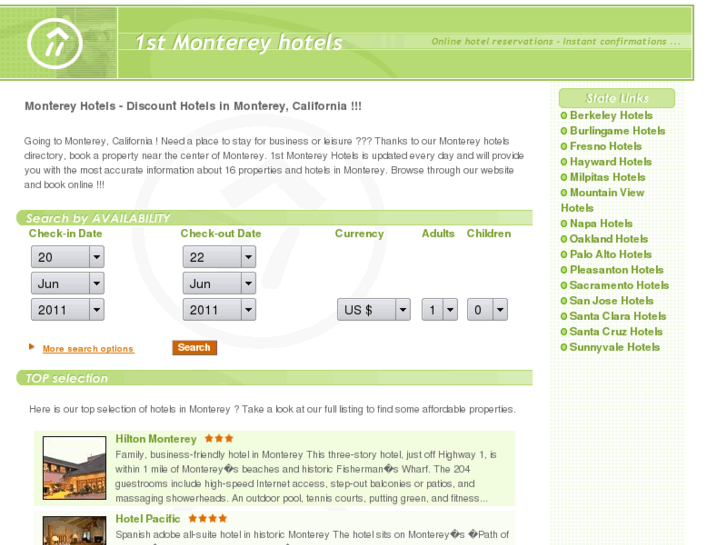 www.1stmontereyhotels.com