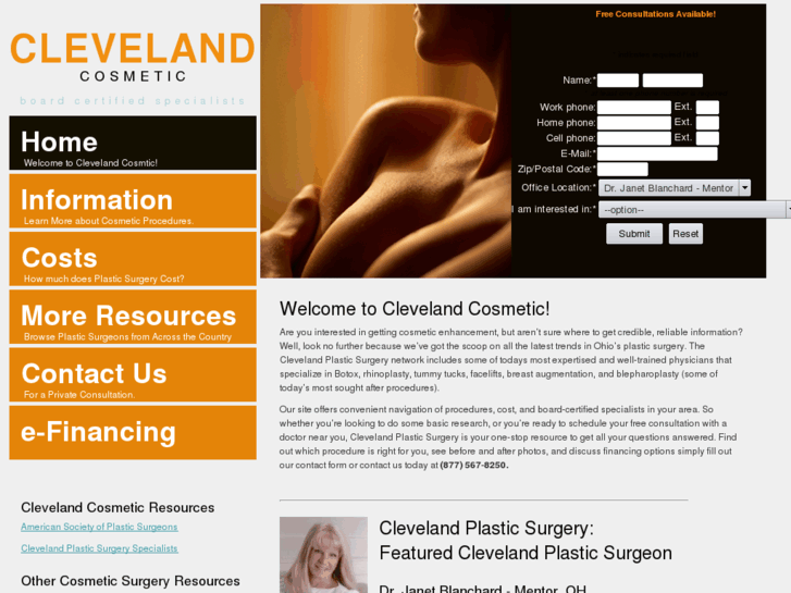 www.clevelandcosmetic.com