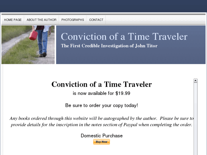 www.convictionofatimetraveler.com