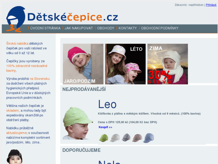 www.detskecepice.cz