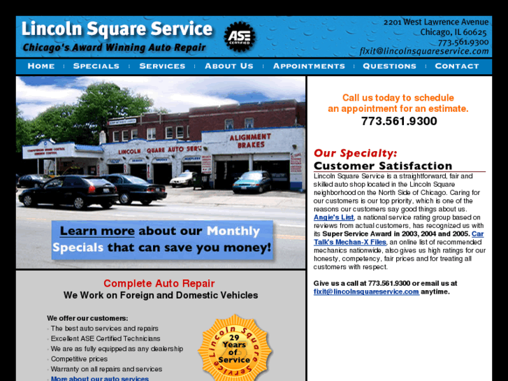 www.lincolnsquareservice.com