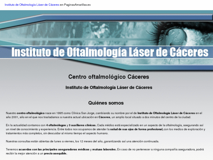 www.oftalmologialasercaceres.es